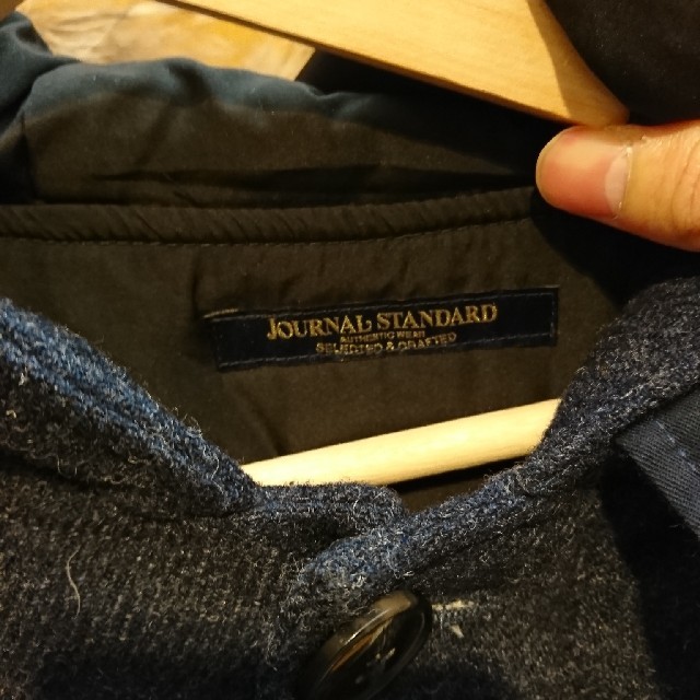 JOURNAL STANDARD(ジャーナルスタンダード)のjournal standard ウール ダウンジャケット コート ネイビー メンズのジャケット/アウター(ダウンジャケット)の商品写真