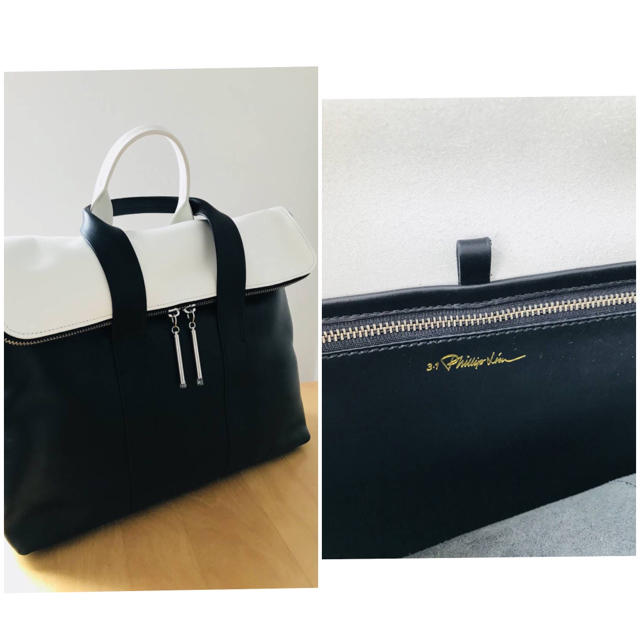 3.1 Phillip Lim(スリーワンフィリップリム)の新品3.1phillip Limフィリップリム 31hour限定バイカラーバッグ レディースのバッグ(ハンドバッグ)の商品写真