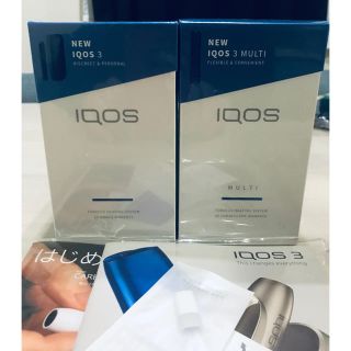 アイコス(IQOS)の【新品未開封】iQOS3＋iQOS3MULTIセット ステラブルー(タバコグッズ)