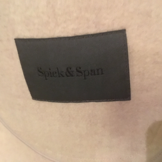 Spick & Span(スピックアンドスパン)のスピック＆スパン ウールリバー ハミルトン コート キャメルベージュ 36 レディースのジャケット/アウター(ロングコート)の商品写真