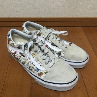 22.5cm ヴァンズ　VANS スヌーピー　オールドスクール　スニーカー　靴