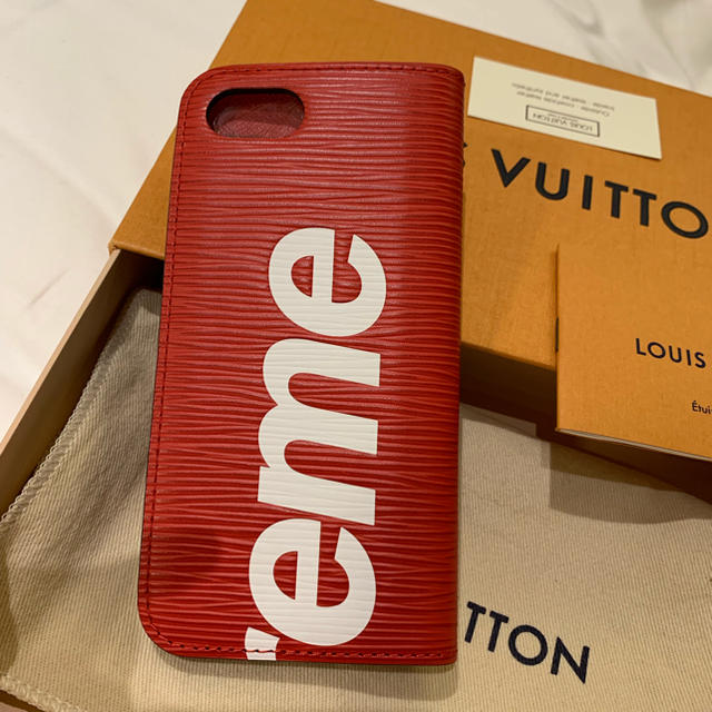 新品 Supreme x Louis Vuitton iPhone 7 ケース スマホ/家電/カメラのスマホアクセサリー(iPhoneケース)の商品写真