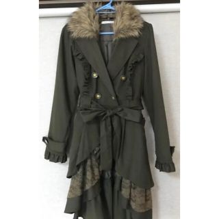 アクシーズファム(axes femme)のはな様専用【axes femme】お洒落なカーキのコート(ロングコート)