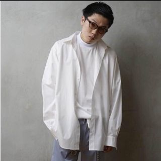 neon sign oversize shirt(シャツ)