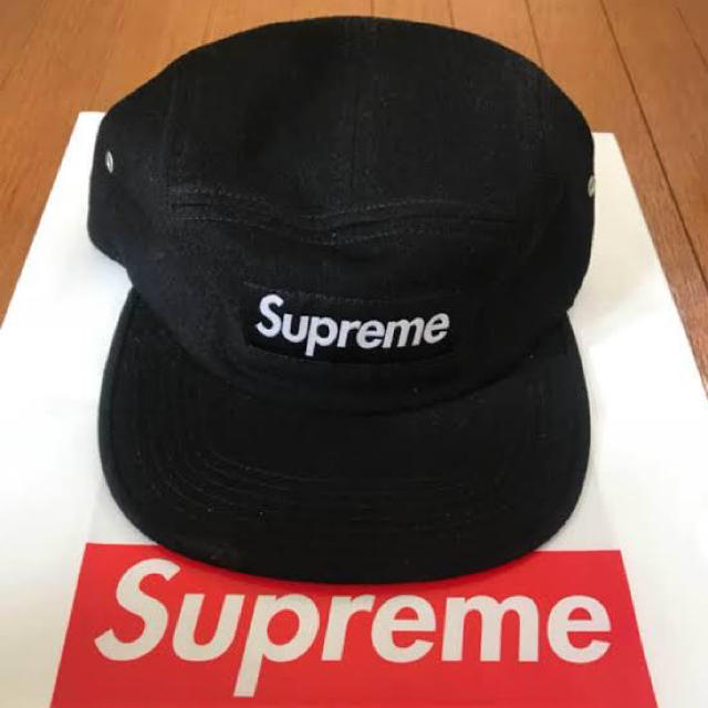 Supreme Camp Cap 黒