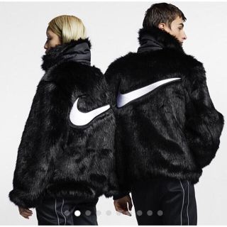 アンブッシュ(AMBUSH)のNike x Ambush フェイクファーコート(毛皮/ファーコート)