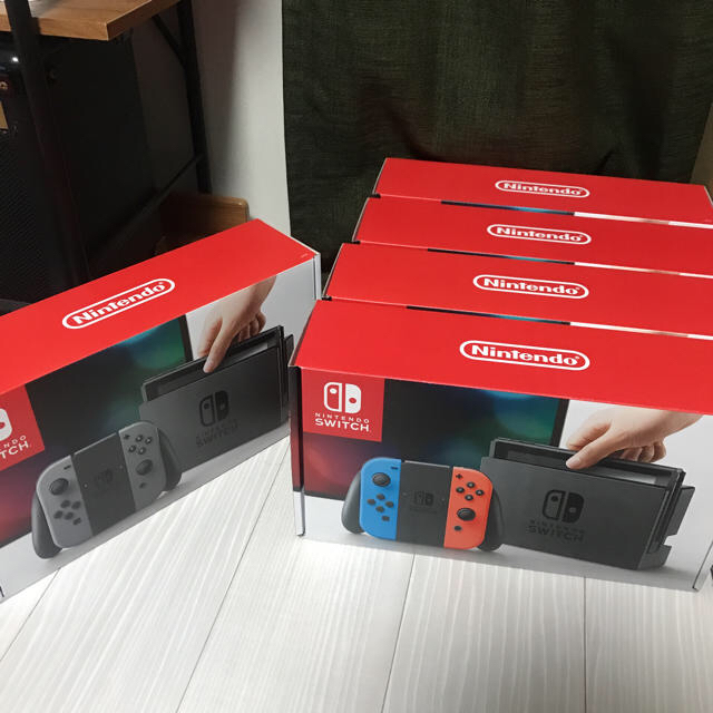 即日発送 Nintendo Switch - 新品 switch nintendo 任天堂 スイッチ 6個 家庭用ゲーム機本体