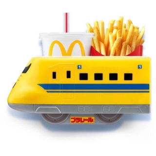 マクドナルド(マクドナルド)の新品 マクドナルド◆ポテト＆ドリンクホルダー◆ドクターイエロー プラレール(車内アクセサリ)