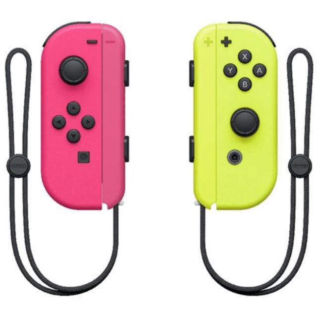 Nintendo Switch(ニンテンドースイッチ)の【新品】スイッチ joy con コントローラー  ピンク  イエロー エンタメ/ホビーのゲームソフト/ゲーム機本体(その他)の商品写真