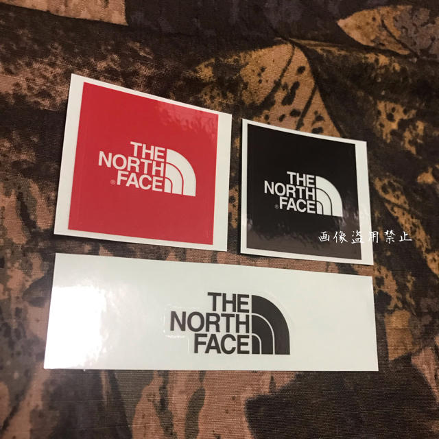 THE NORTH FACE(ザノースフェイス)の新品未使用 ノースフェイス ミニステッカー3枚セット スポーツ/アウトドアのアウトドア(その他)の商品写真