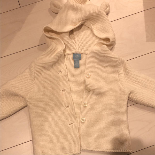 babyGAP(ベビーギャップ)のbaby gap 80 ニットカーデ キッズ/ベビー/マタニティのベビー服(~85cm)(カーディガン/ボレロ)の商品写真