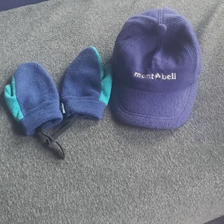 モンベル(mont bell)のmont-bellの帽子と手袋セット(帽子)