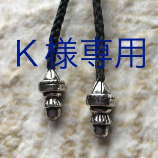 クロムハーツ(Chrome Hearts)のクロムハーツ　レザーブレイド　タイニー　スクロール(ネックレス)