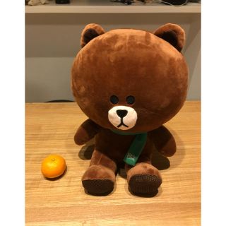 グリコ(グリコ)のPLETZ LINE FRIENDS スマホスタンド ブラウン(キャラクターグッズ)