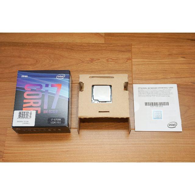 PC/タブレットintel Core i7 9700K CPU 送料込み