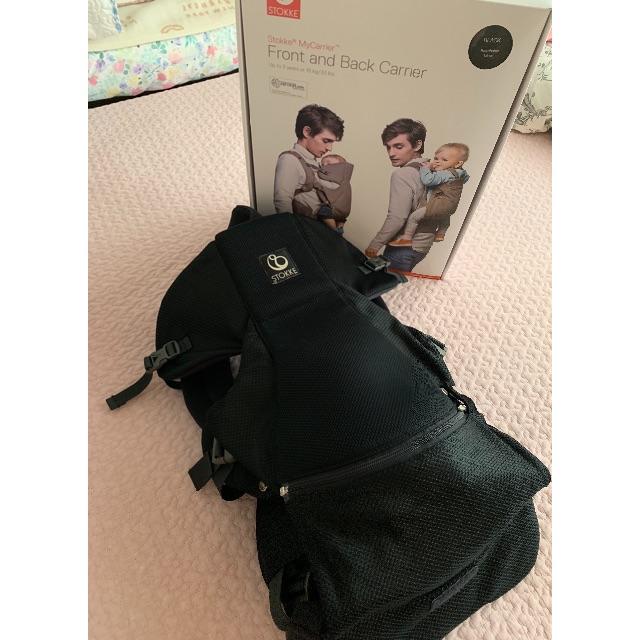 Stokke - ハルストッケ マイキャリア  ブラックメッシュ