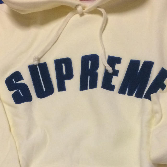 M supreme Chenille Arc Logo Hooded 17ss