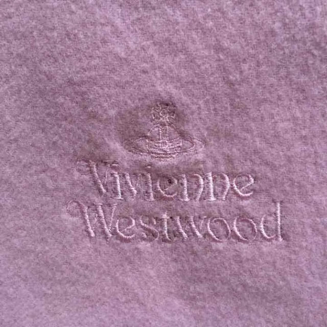 Vivienne Westwood(ヴィヴィアンウエストウッド)のヴィヴィアン マフラー ピンク レディースのファッション小物(マフラー/ショール)の商品写真