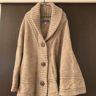 バーバリーブルーレーベル(BURBERRY BLUE LABEL)のバーバリー ポンチョ 中古品(ポンチョ)