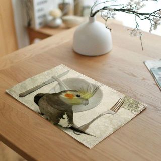 オカメインコ　インコ食卓マット♪　新品未使用品　送料無料♪(鳥)