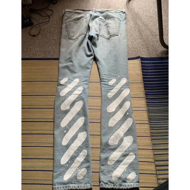off-white オフホワイト スリムデニムパンツ - grupobatia.com.mx