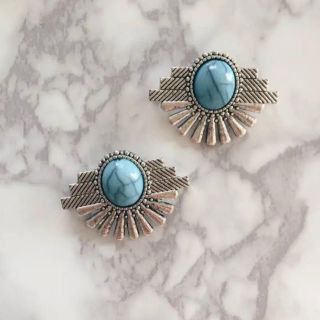 アリシアスタン(ALEXIA STAM)のalexiastam 風 ターコイズ ピアス(ピアス)