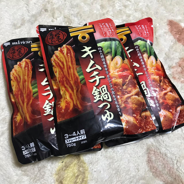 新品未使用♢ミツカン♢キムチ鍋つゆ 食品/飲料/酒の食品(調味料)の商品写真