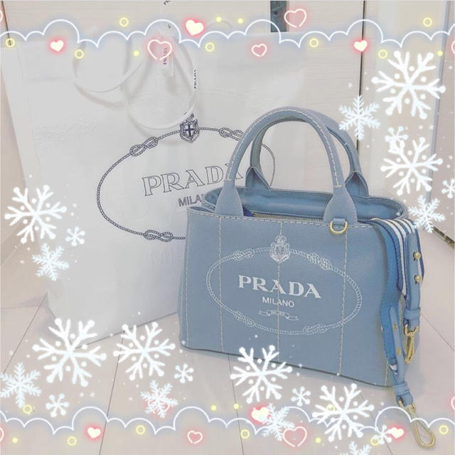 送料関税無料】 PRADA ♡新品未使用♡限定レアカラー♡カナパトート ...