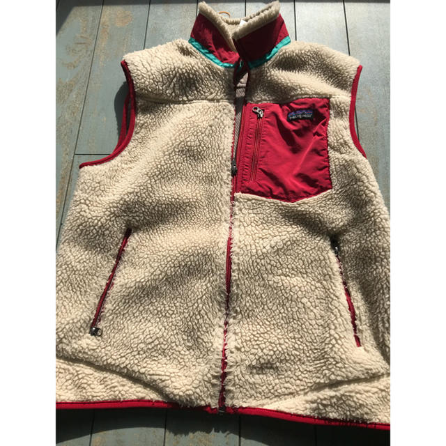 patagonia - パタゴニア レトロx ベスト 1番人気 ナチュラルx赤の通販