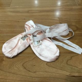 チャコット(CHACOTT)のChacott kids リボンサテンシューズ 21cm(バレエシューズ)