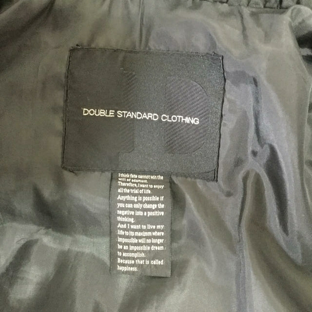 DOUBLE STANDARD CLOTHING(ダブルスタンダードクロージング)の★値下げ★［ダブスタ］ダウンコート 黒 レディースのジャケット/アウター(ダウンコート)の商品写真