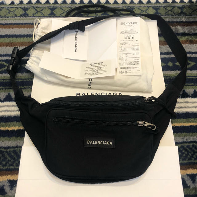 Balenciaga(バレンシアガ)のバレンシアガ エクスプローラー ベルトバッグ ブラック メンズのバッグ(ウエストポーチ)の商品写真