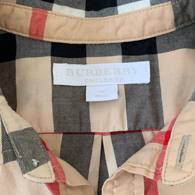 BURBERRY(バーバリー)のバーバリー 定番チェックシャツ キッズ/ベビー/マタニティのキッズ服男の子用(90cm~)(ブラウス)の商品写真