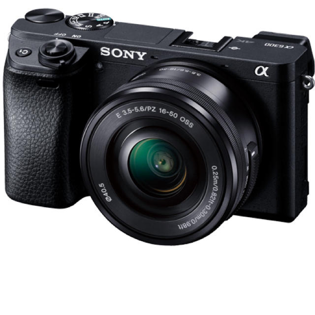 SONY(ソニー)の【新品】SONY α6300 パワーズームレンズキット ILCE-6300L スマホ/家電/カメラのカメラ(ミラーレス一眼)の商品写真