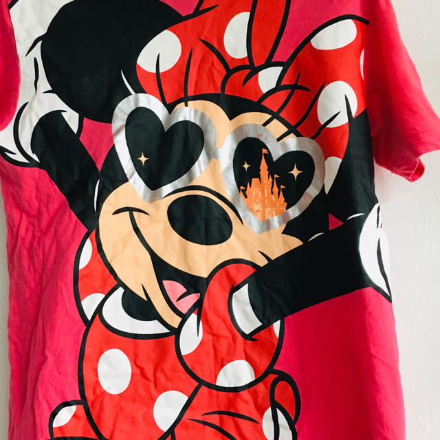 Disney(ディズニー)のディズニー購入 ミニーマウス Tシャツ レディースのトップス(Tシャツ(半袖/袖なし))の商品写真