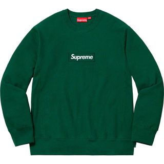 シュプリーム(Supreme)の送料込 Supreme box logo crew neck green M(スウェット)