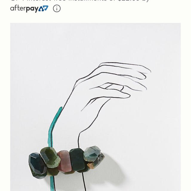 Anthropologie(アンソロポロジー)の新品未使用　Anthropologie bracelet レディースのアクセサリー(ブレスレット/バングル)の商品写真