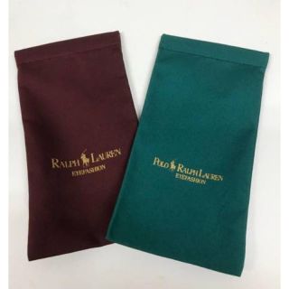 ポロラルフローレン(POLO RALPH LAUREN)の２点セット■ポロラルフローレン　ソフトメガネケース/サングラスケース　布製バネ式(サングラス/メガネ)