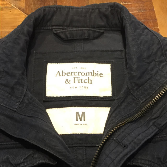Abercrombie&Fitch(アバクロンビーアンドフィッチ)のAbercrombie&Fitch ミニタリージャケット お値下げしました。 メンズのジャケット/アウター(ミリタリージャケット)の商品写真