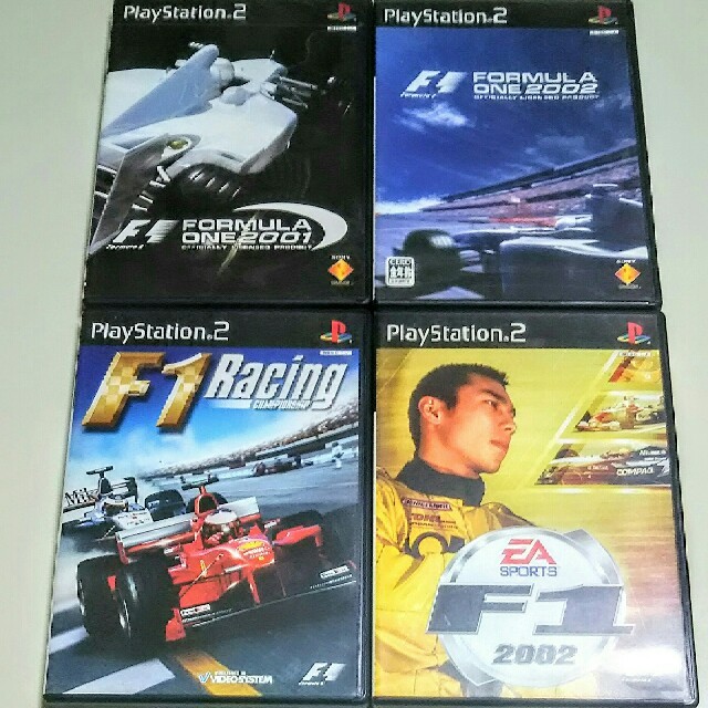 PlayStation2(プレイステーション2)のPS2  FOMULA  ONE  F1  4本セット エンタメ/ホビーのゲームソフト/ゲーム機本体(家庭用ゲームソフト)の商品写真