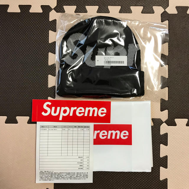 Supreme(シュプリーム)の送料込 Supreme Big Logo Beanie メンズの帽子(ニット帽/ビーニー)の商品写真