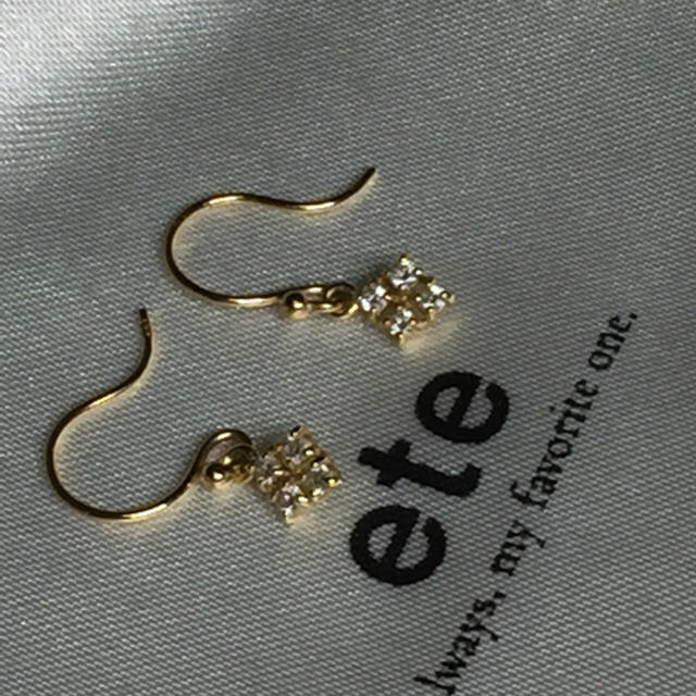 SEAL限定商品】 hiro-mi様専用 エテ ete K18 ダイヤモンド ピアス