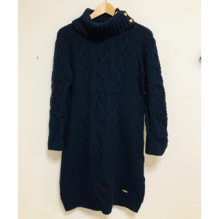 ブラックレーベルクレストブリッジ(BLACK LABEL CRESTBRIDGE)のブルーレベルクレストブシッジ ニットワンピース(ロングワンピース/マキシワンピース)