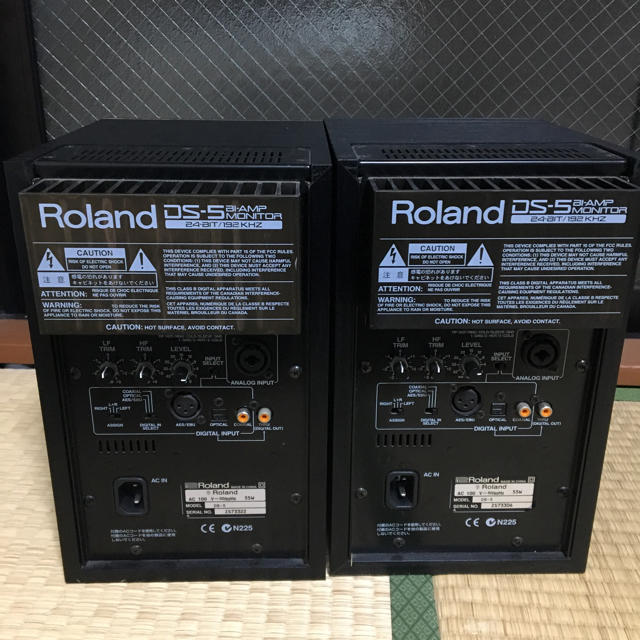 Roland モニタースピーカー DS-5 DTM 55w Roland モニタースピーカー DS-5 DTM 55w