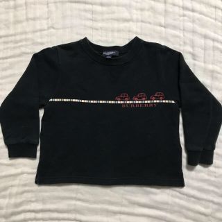 バーバリー(BURBERRY)の値下！バーバリー 黒トレーナー サイズ100(Tシャツ/カットソー)