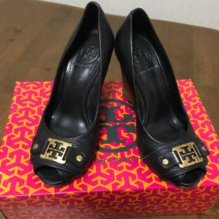 トリーバーチ(Tory Burch)のTORY BURCH オープントゥウェッジパンプス(ハイヒール/パンプス)