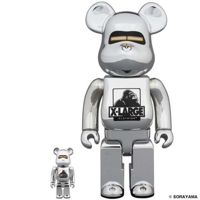 MEDICOM TOY(メディコムトイ)のBE@RBRICK XLARGE× HAJIME 100％ & 400% エンタメ/ホビーのフィギュア(その他)の商品写真