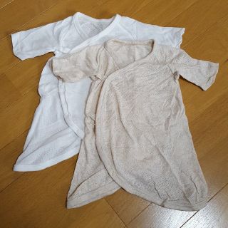 ユニクロ(UNIQLO)の【UNIQLO】コンビ肌着 メッシュ 50-60cm(肌着/下着)