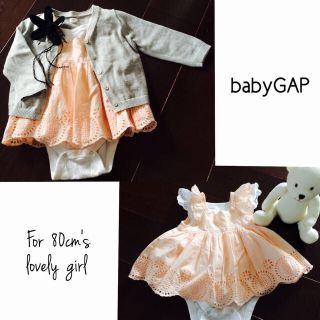 ベビーギャップ(babyGAP)の♡入園式やお出かけに♡80㎝フリルワンピ(その他)