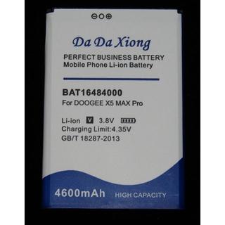 DOOGEE X5 MAX PRO用純正交換バッテリー 3.8V/4600mAh(バッテリー/充電器)